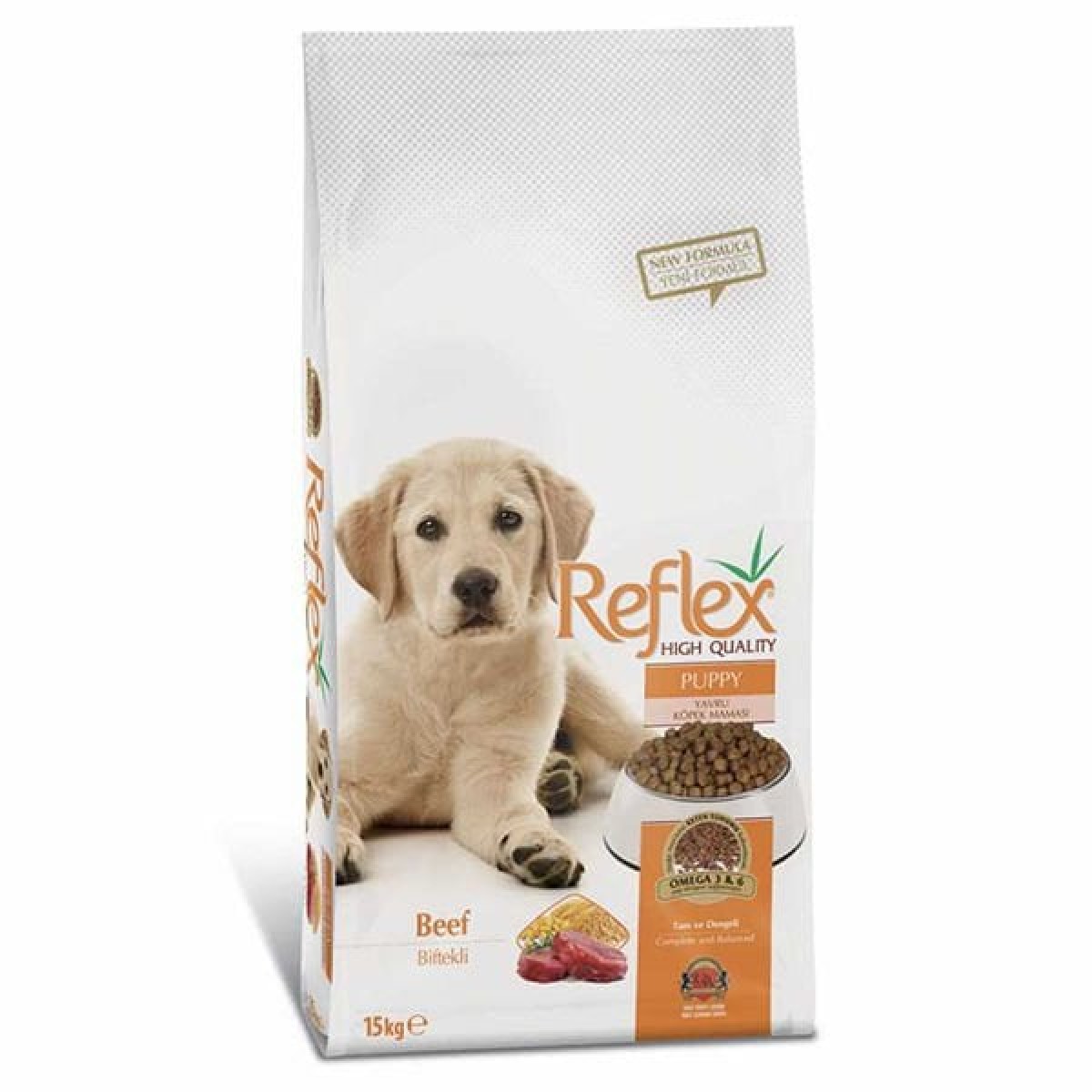 Reflex Puppy Biftekli Yavru Köpek Maması 15 Kg Reflex Puppy Biftekli Yavru Köpek Maması 15 Kg