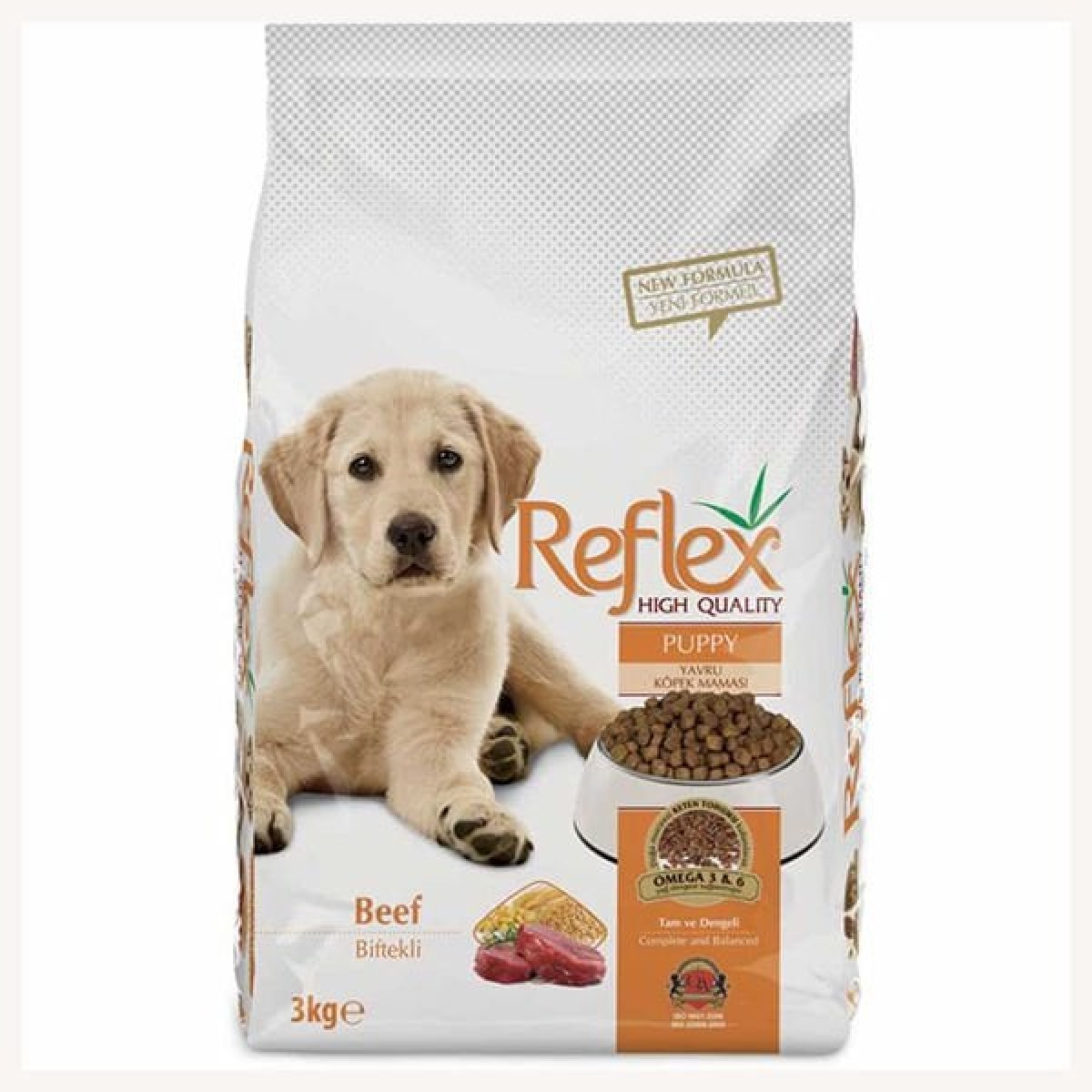 Reflex Puppy Biftekli Yavru Köpek Maması 3 Kg Reflex Puppy Biftekli Yavru Köpek Maması 3 Kg