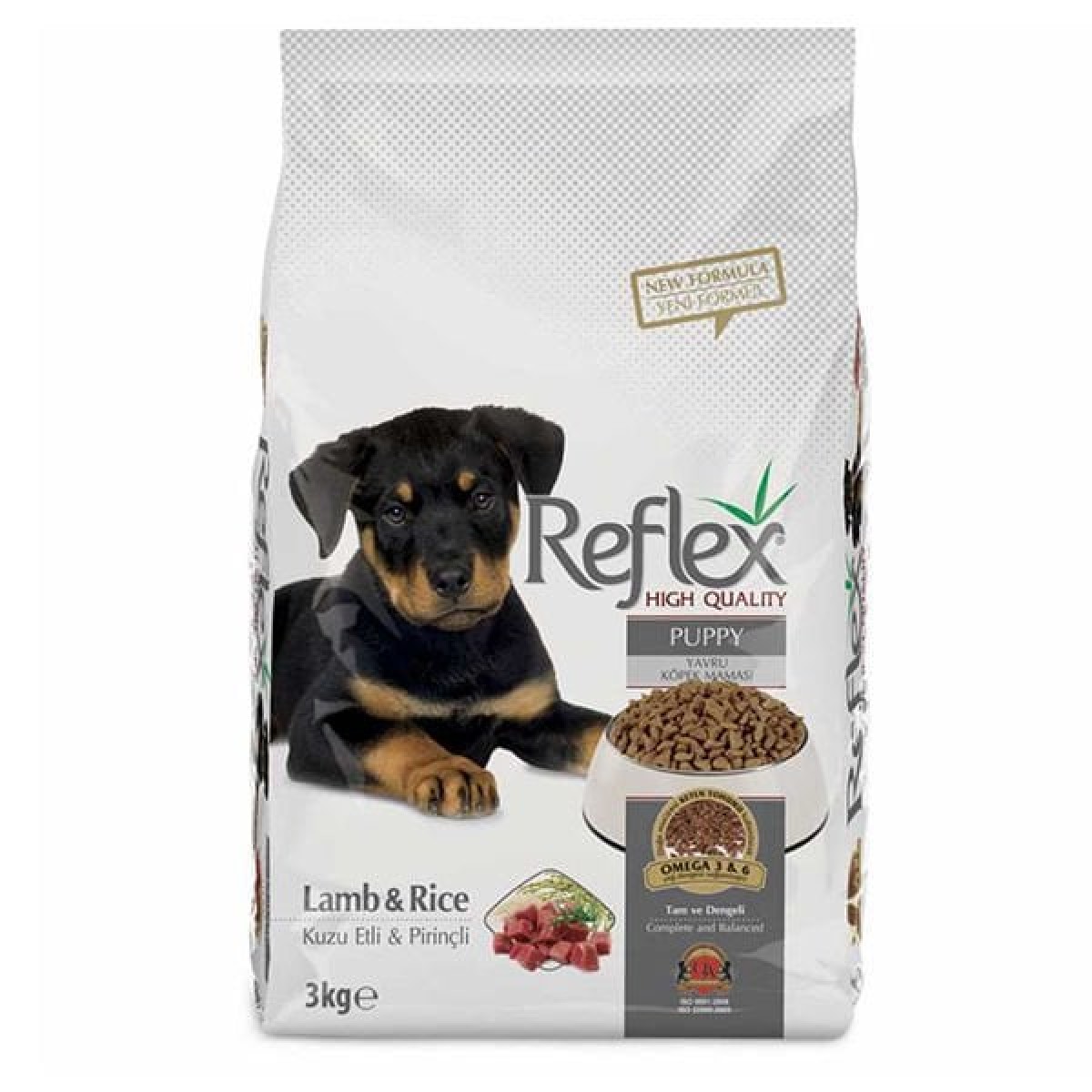 Reflex Puppy Kuzu Etli Yavru Köpek Maması 3 Kg Reflex Puppy Kuzu Etli Yavru Köpek Maması 3 Kg