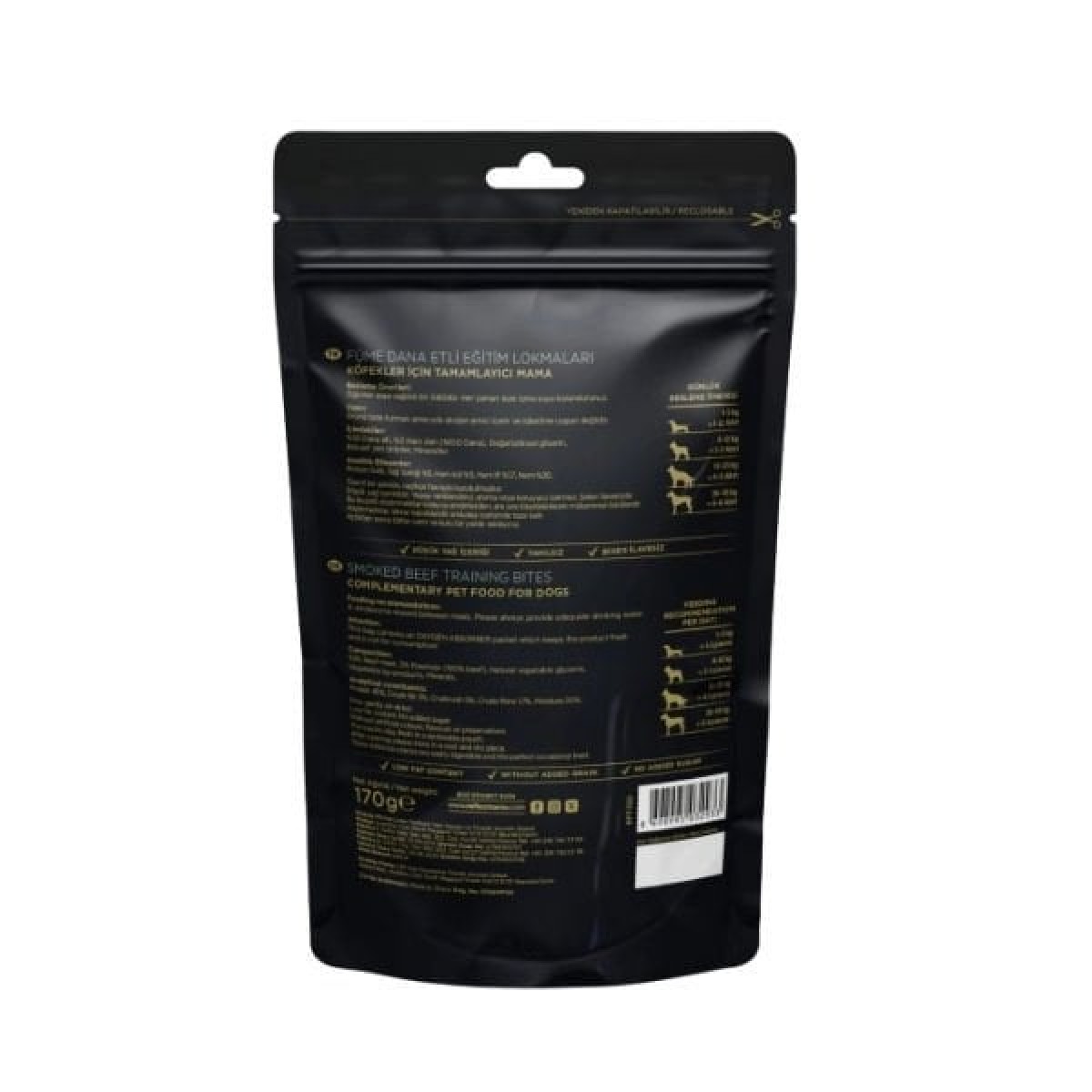 Reflex Snackies Natural Füme Dana Etli Tahılsız Köpek Eğitim Lokmaları 170 Gr Reflex Snackies Natural Füme Dana Etli Tahılsız Köpek Eğitim Lokmaları 170 Gr