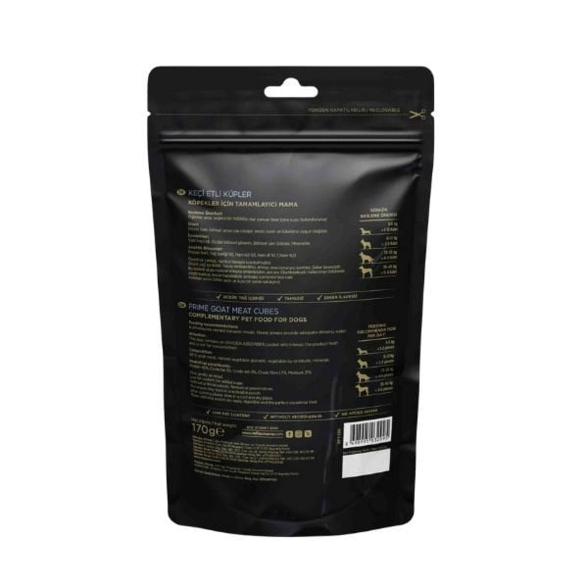 Reflex Snackies Natural Keçi Etli Küpler Tahılsız Köpek Ödül Maması 170 Gr Reflex Snackies Natural Keçi Etli Küpler Tahılsız Köpek Ödül Maması 170 Gr
