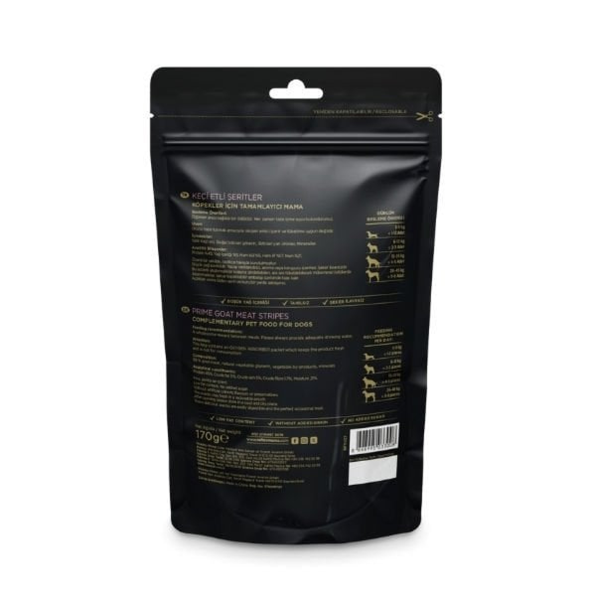 Reflex Snackies Natural Keçi Etli Şerit Tahılsız Köpek Ödül Maması 170 Gr Reflex Snackies Natural Keçi Etli Şerit Tahılsız Köpek Ödül Maması 170 Gr