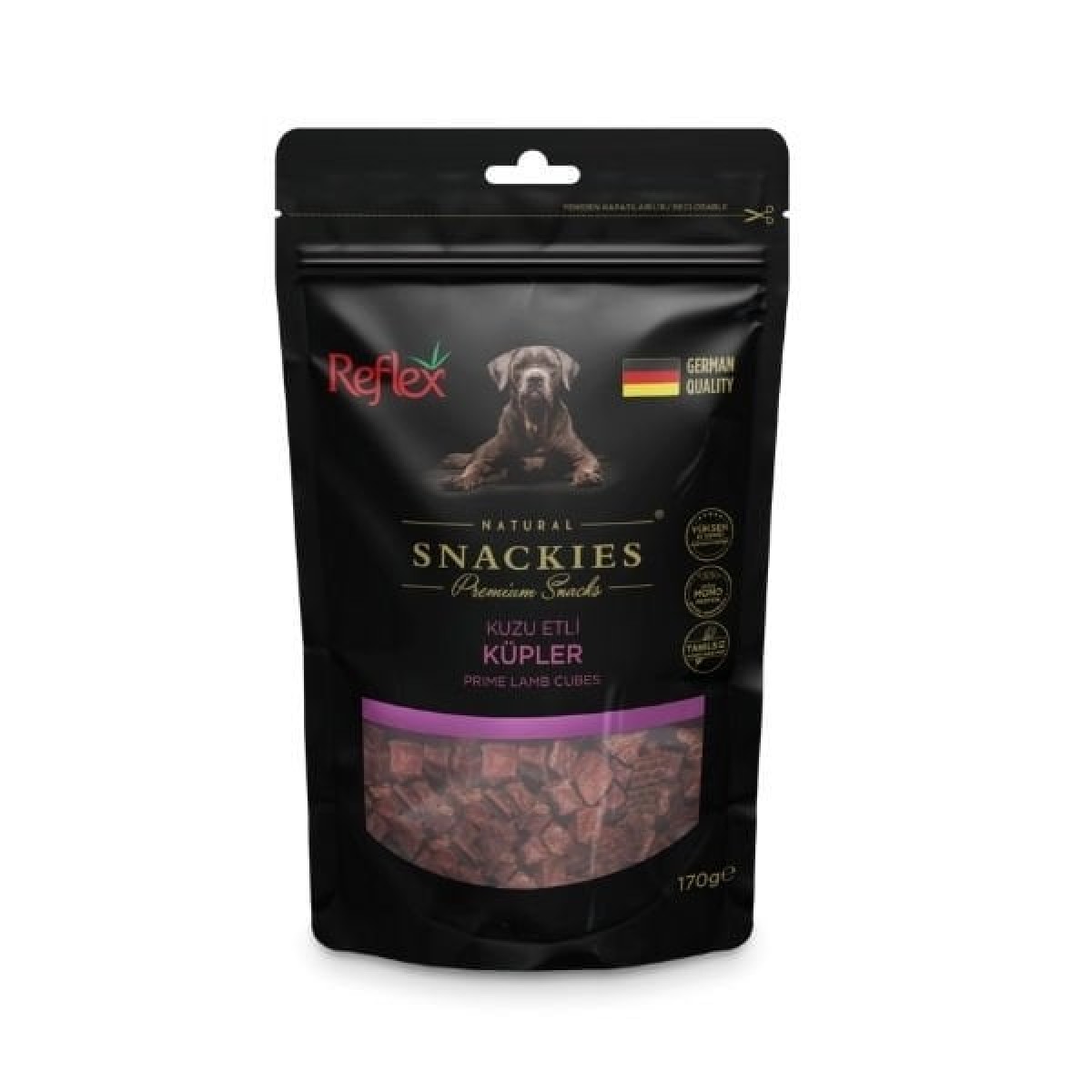 Reflex Snackies Natural Kuzu Etli Küp Tahılsız Köpek Ödül Maması 80 Gr Reflex Snackies Natural Kuzu Etli Küp Tahılsız Köpek Ödül Maması 80 Gr