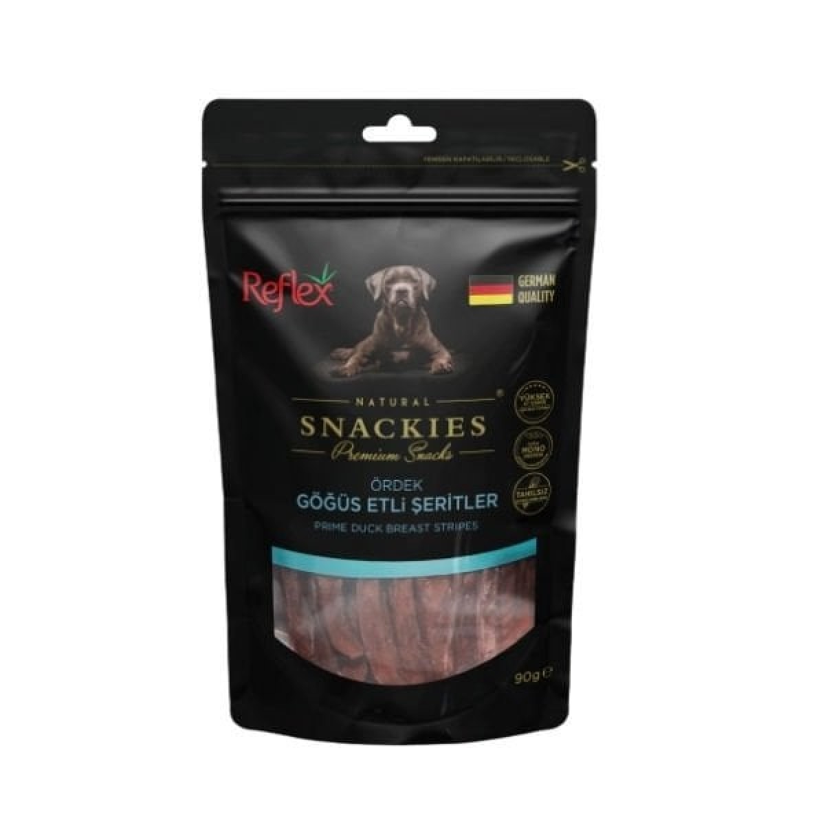 Reflex Snackies Natural Ördek Göğüs Etli Şerit Tahılsız Köpek Ödül Maması 90 Gr Reflex Snackies Natural Ördek Göğüs Etli Şerit Tahılsız Köpek Ödül Maması 90 Gr