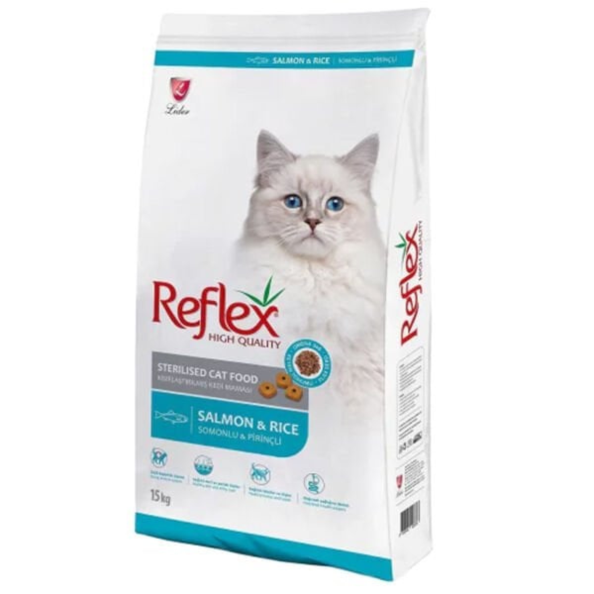 Reflex Sterilised Somon Balıklı Kısırlaştırılmış Kedi Maması 15 Kg Reflex Sterilised Somon Balıklı Kısırlaştırılmış Kedi Maması 15 Kg