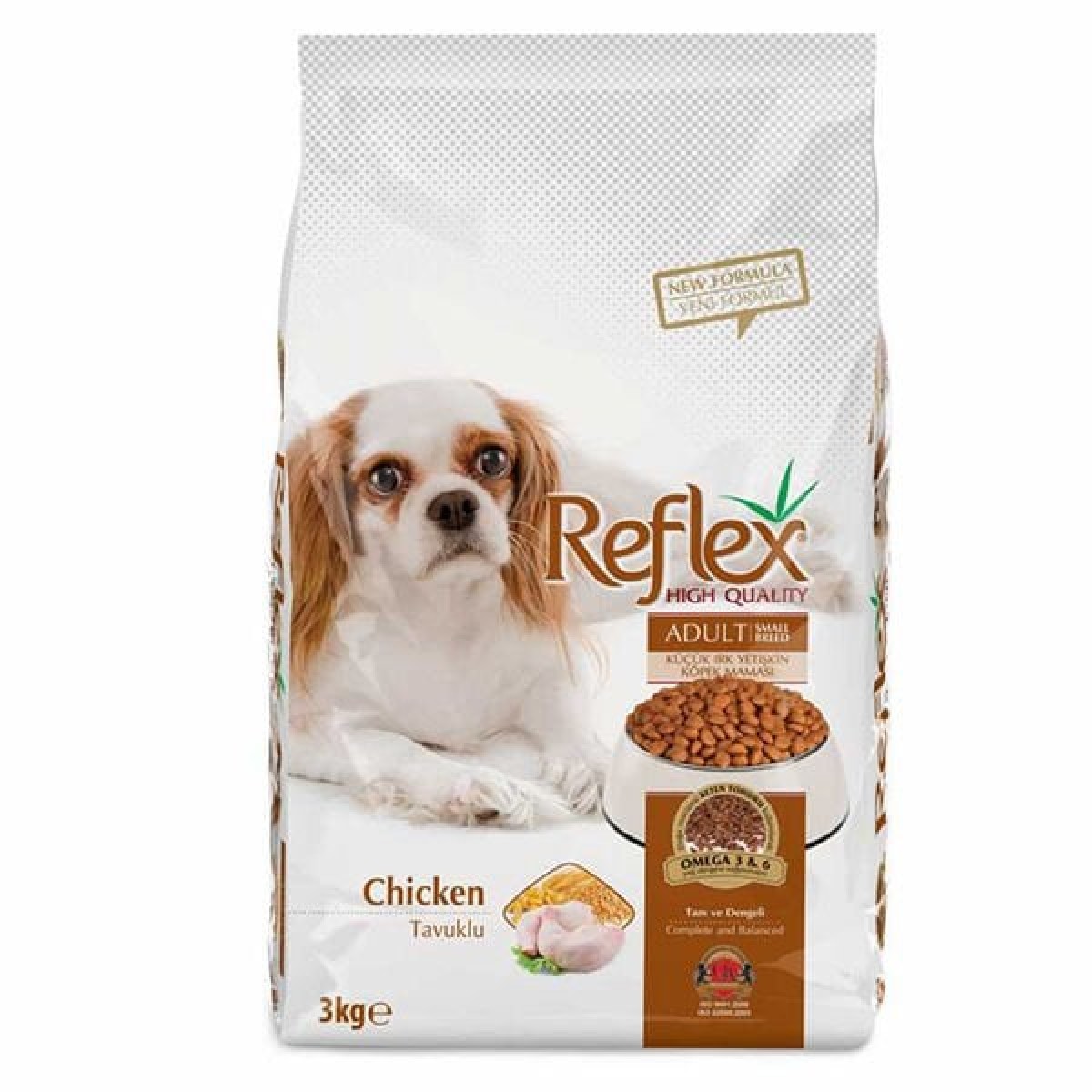 Reflex Tavuklu Küçük Irk Yetişkin Köpek Maması 3 Kg Reflex Tavuklu Küçük Irk Yetişkin Köpek Maması 3 Kg