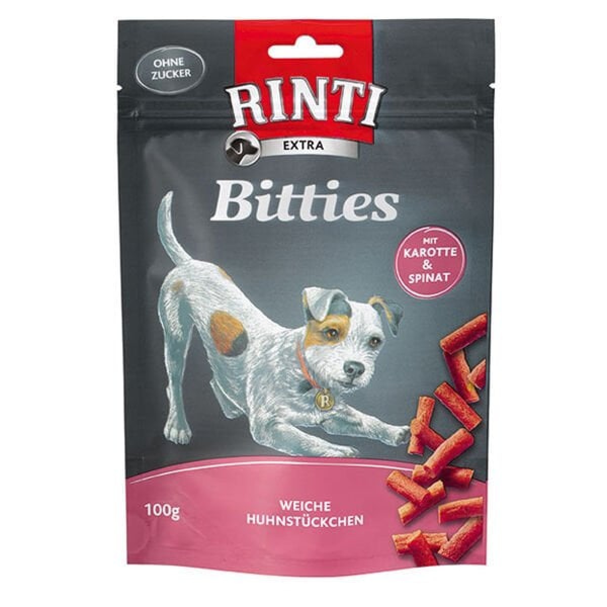 Rinti Extra Bitties Havuç ve Ispanaklı Köpek Ödül Maması 100 Gr Rinti Extra Bitties Havuç ve Ispanaklı Köpek Ödül Maması 100 Gr