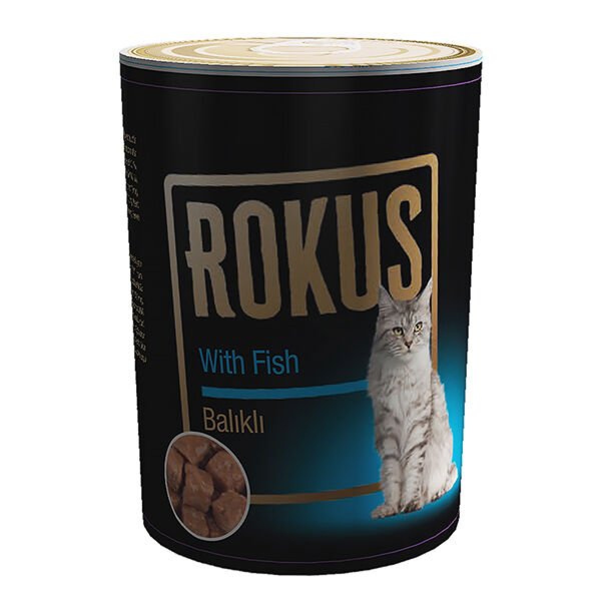 Rokus Balıklı Yetişkin Konserve Kedi Maması 410 Gr Rokus Balıklı Yetişkin Konserve Kedi Maması 410 Gr