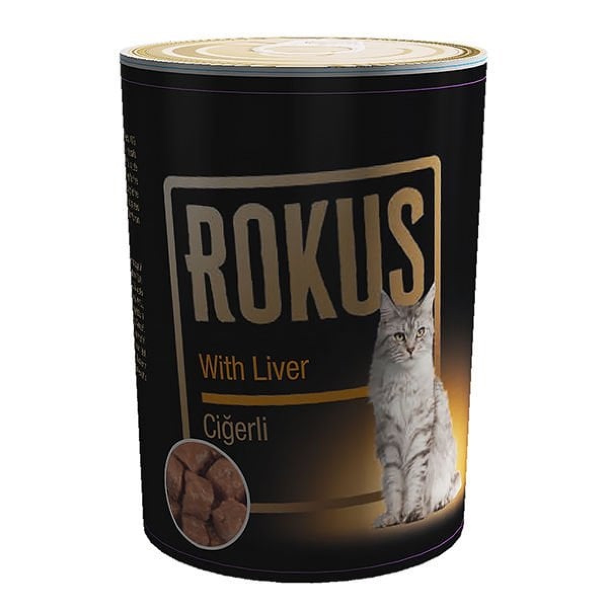 Rokus Ciğerli Yetişkin Konserve Kedi Maması 410 Gr Rokus Ciğerli Yetişkin Konserve Kedi Maması 410 Gr