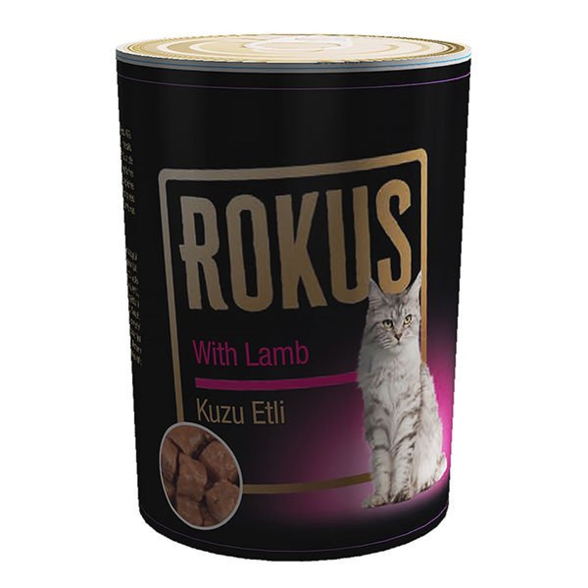 Rokus Kuzulu Yetişkin Konserve Kedi Maması 410 Gr Rokus Kuzulu Yetişkin Konserve Kedi Maması 410 Gr