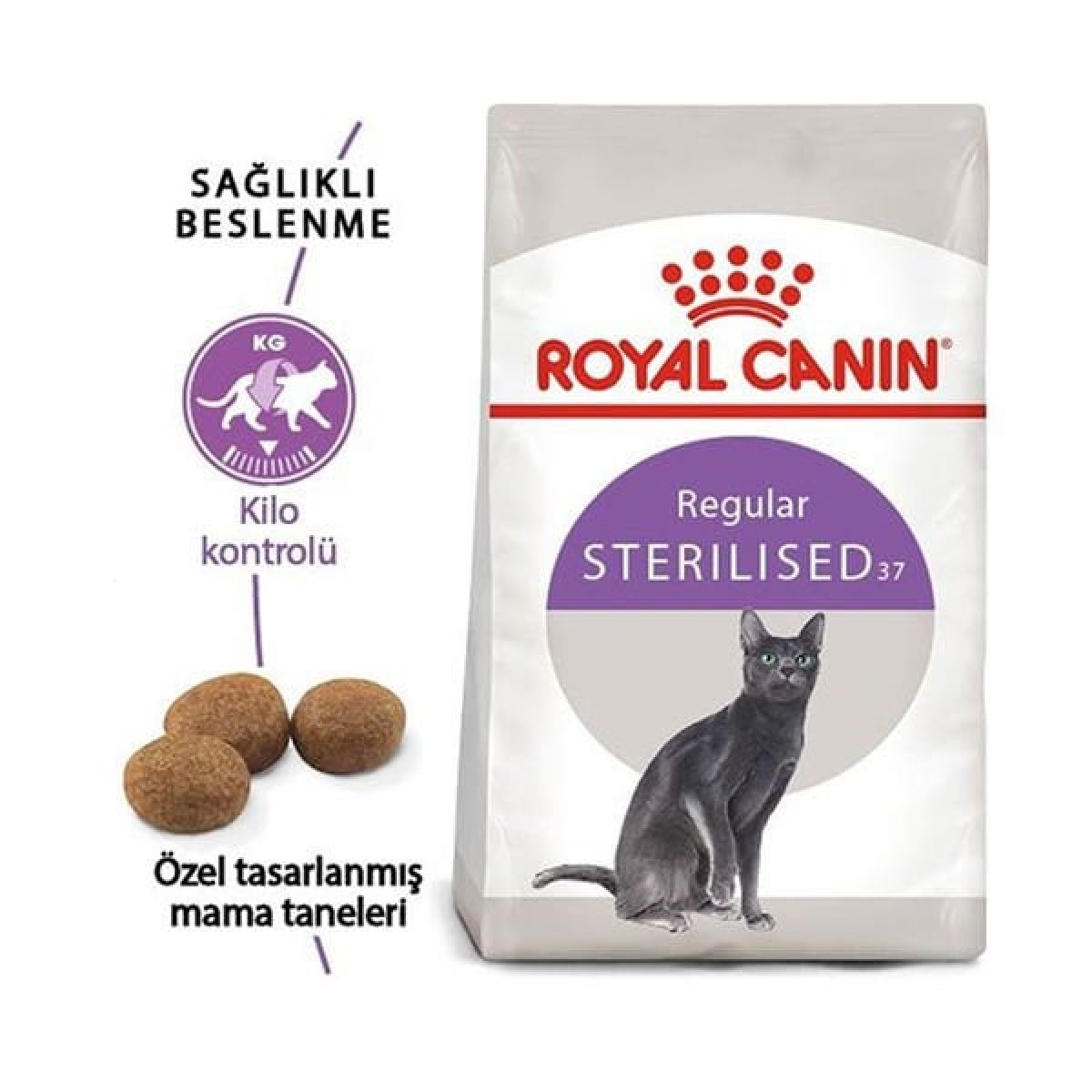 Royal Canin Sterilised Yetişkin Kısırlaştırılmış Kedi Maması 2 Kg