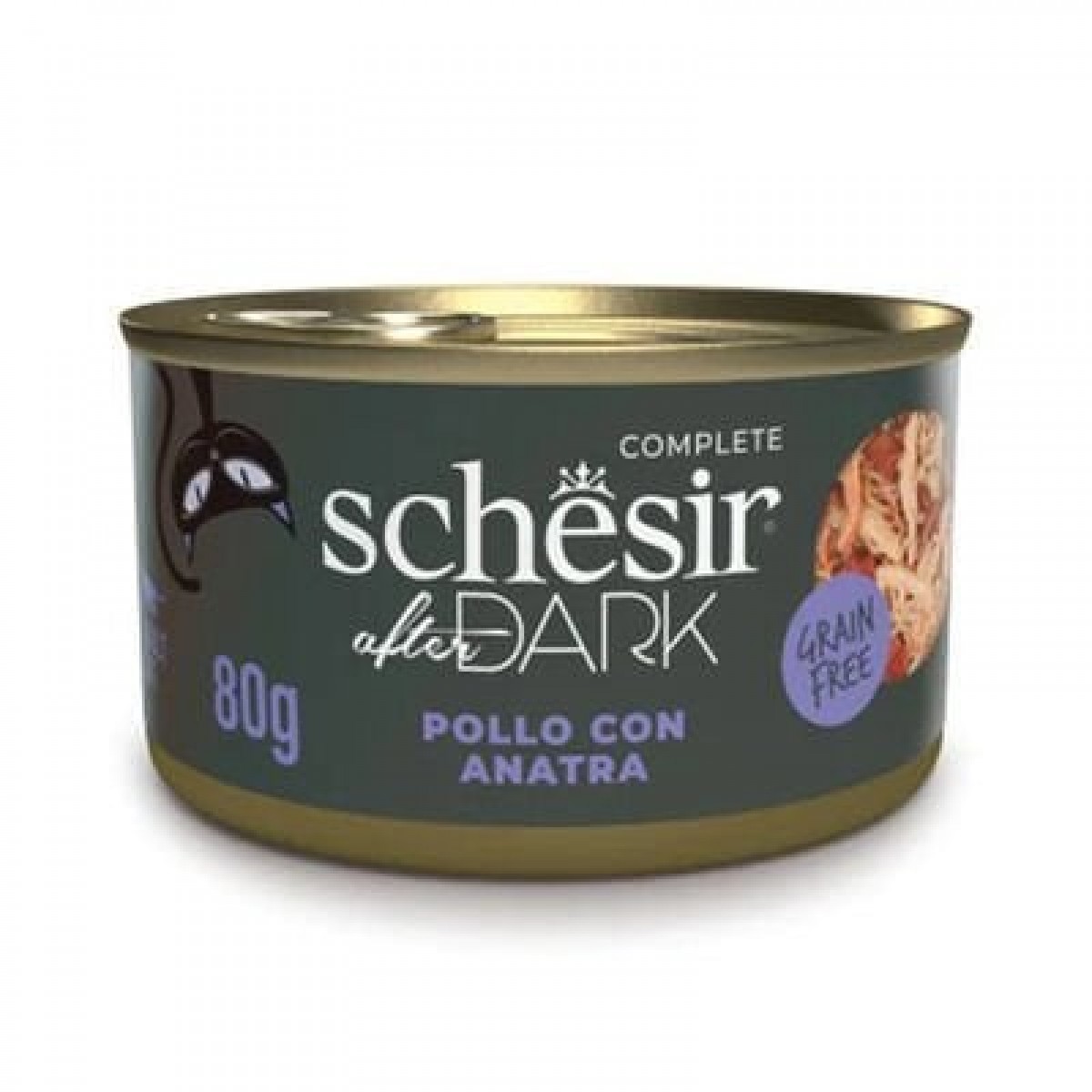 Schesir After Dark Et Suyu içinde Tavuklu ve Ördekli Yetişkin Kedi Konservesi 80 Gr Schesir After Dark Et Suyu içinde Tavuklu ve Ördekli Yetişkin Kedi Konservesi 80 Gr