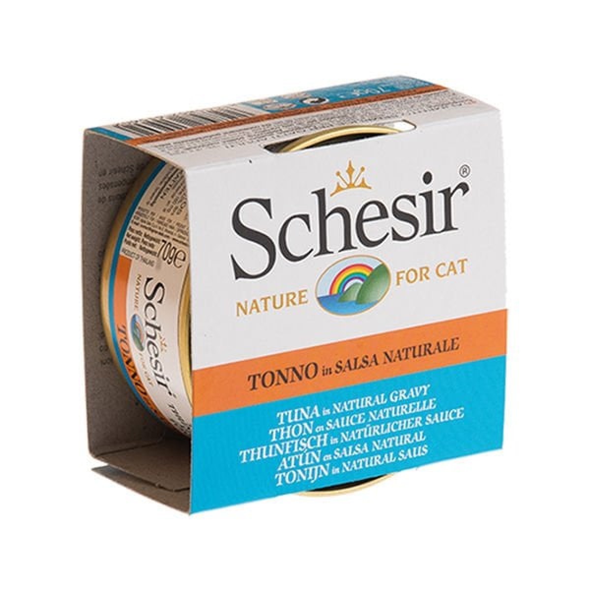 Schesir Broth Naturel Sauce Çipura ve Ton Balıklı Yetişkin Konserve Kedi Maması 70 Gr Schesir Broth Naturel Sauce Çipura ve Ton Balıklı Yetişkin Konserve Kedi Maması 70 Gr