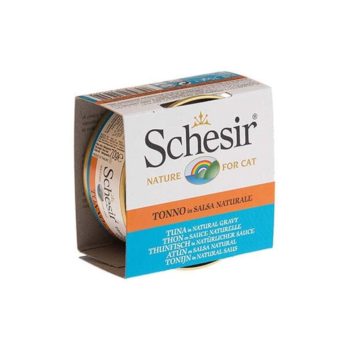 Schesir Broth Naturel Sauce Ton Balıklı Pouch Yetişkin Konserve Kedi Maması 70 Gr Schesir Broth Naturel Sauce Ton Balıklı Pouch Yetişkin Konserve Kedi Maması 70 Gr