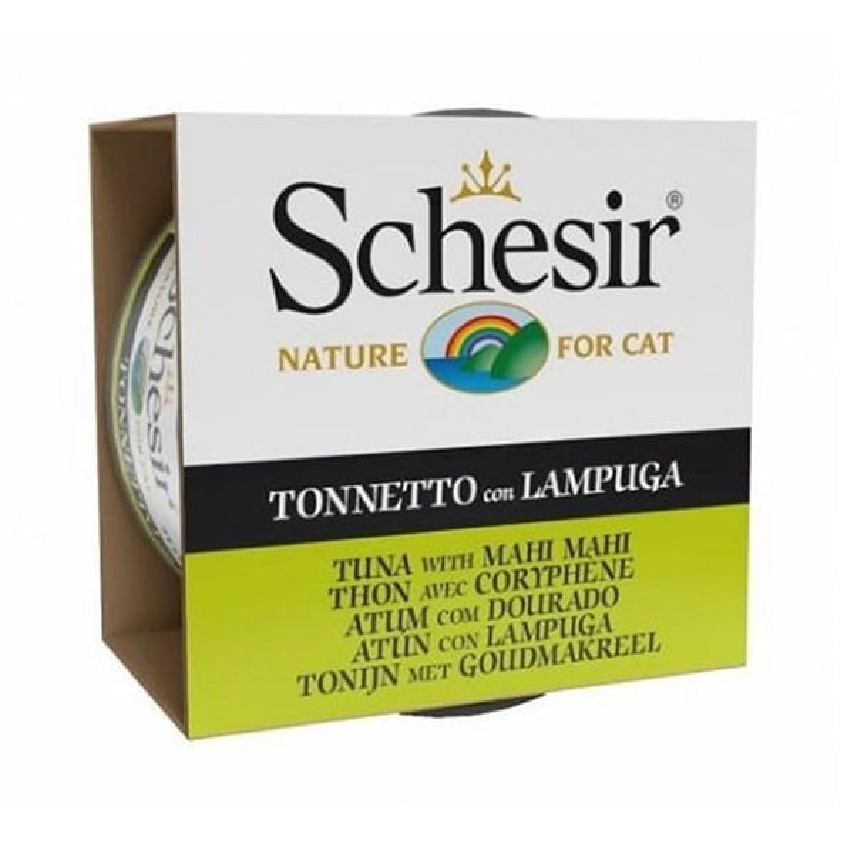 Schesir Ton Balıklı ve Lambukalı Jöleli Konserve Yetişkin Kedi Maması 85 Gr Schesir Ton Balıklı ve Lambukalı Jöleli Konserve Yetişkin Kedi Maması 85 Gr