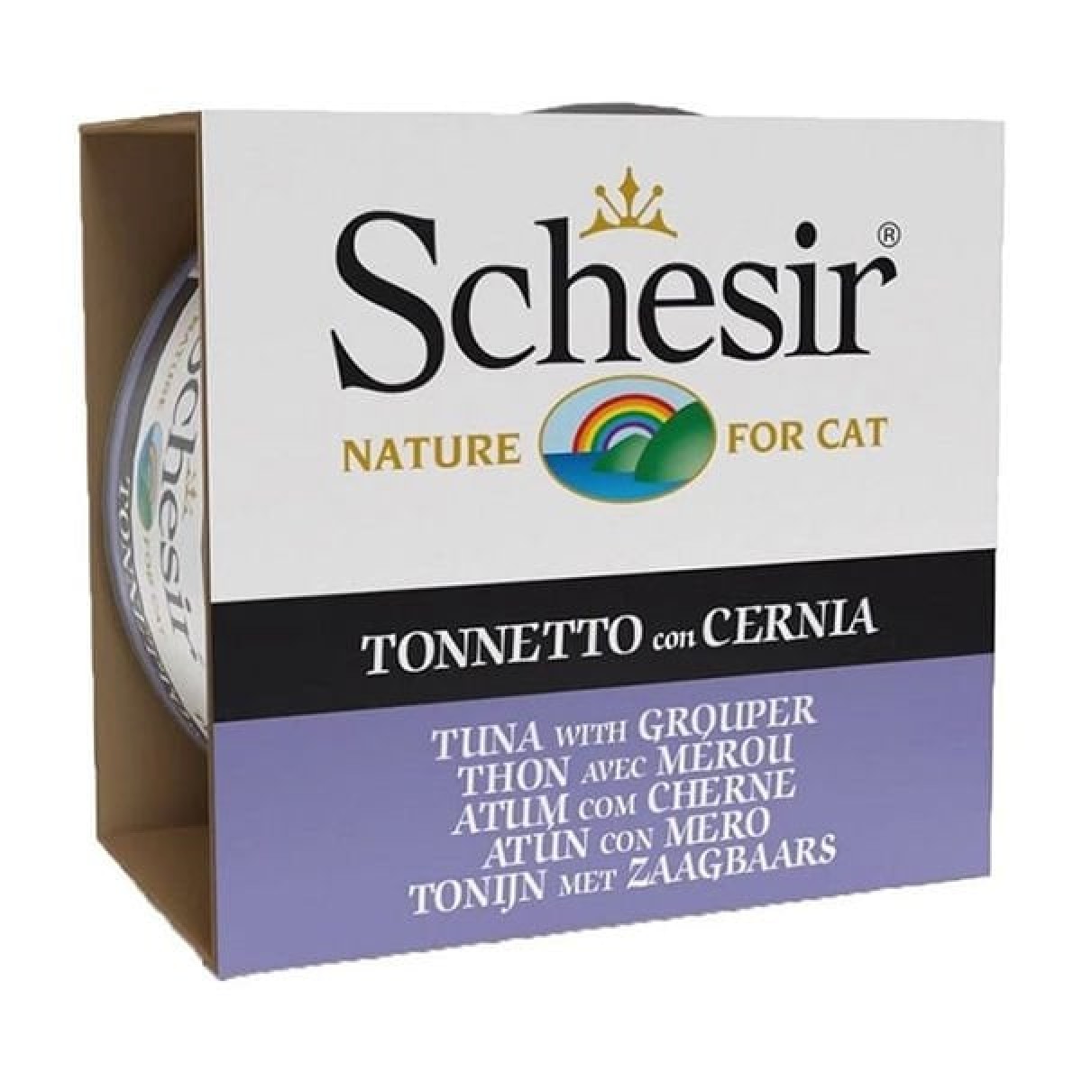 Schesir Ton Balıklı ve Orfoz Balıklı Jöleli Konserve Yetişkin Kedi Maması 85 Gr Schesir Ton Balıklı ve Orfoz Balıklı Jöleli Konserve Yetişkin Kedi Maması 85 Gr