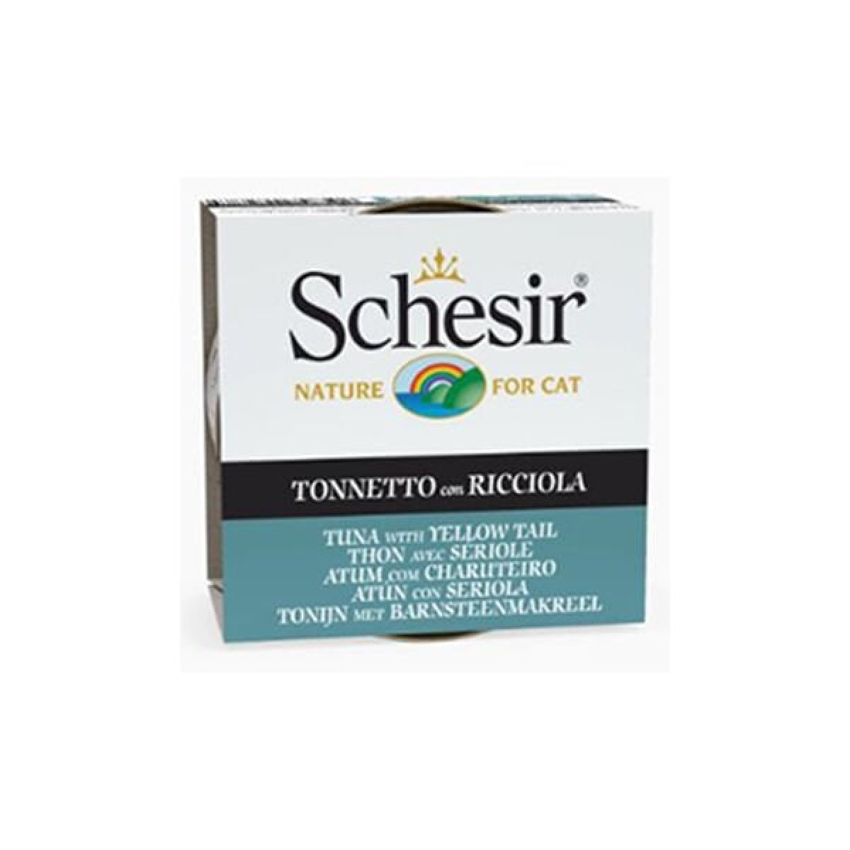 Schesir Ton Balıklı ve Sarı Kuyruk Balıklı Jöleli Konserve Yetişkin Kedi Maması 85 Gr Schesir Ton Balıklı ve Sarı Kuyruk Balıklı Jöleli Konserve Yetişkin Kedi Maması 85 Gr