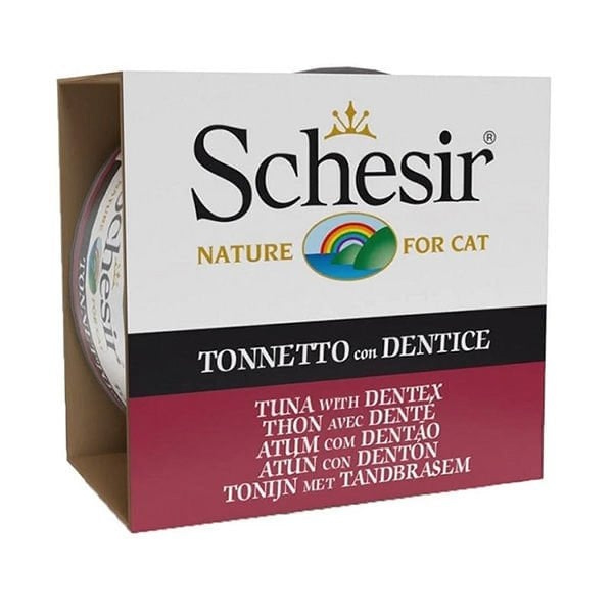 Schesir Ton Balıklı ve Sinarit Balıklı Jöleli Konserve Yetişkin Kedi Maması 85 Gr Schesir Ton Balıklı ve Sinarit Balıklı Jöleli Konserve Yetişkin Kedi Maması 85 Gr