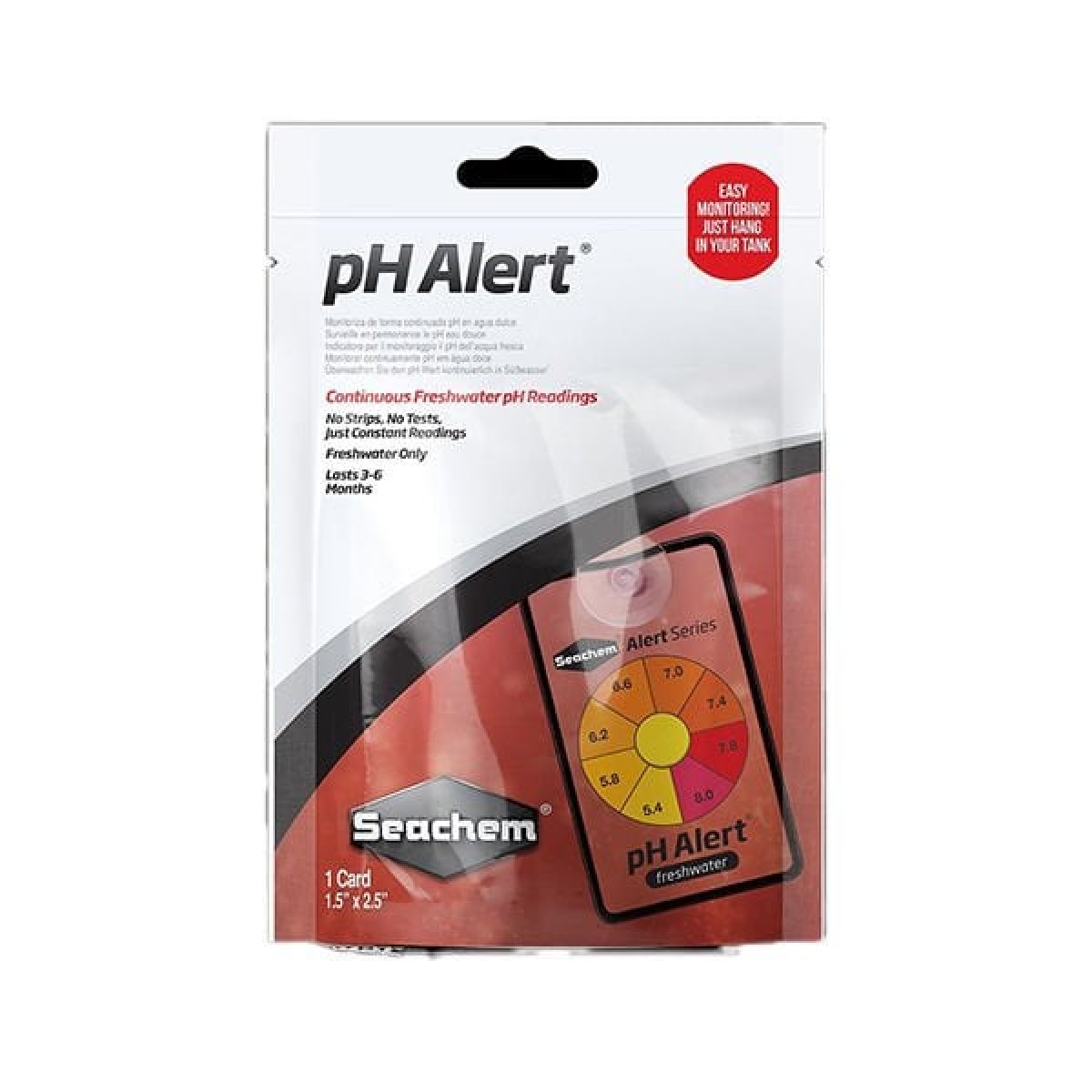 Seachem Ph Alert Akvaryum Ph Ölçer 1 Adet Seachem Ph Alert Akvaryum Ph Ölçer 1 Adet