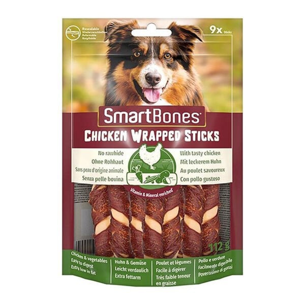 Smart Bones Ağız ve Diş Sağlığı Tavuklu Kemik Köpek Ödül Maması 112 Gr Smart Bones Ağız ve Diş Sağlığı Tavuklu Kemik Köpek Ödül Maması 112 Gr