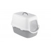 Stefanplast Cathy Kapalı Kedi Tuvaleti Beyaz/Gri 56x40x40 Cm Stefanplast Cathy Kapalı Kedi Tuvaleti Beyaz/Gri 56x40x40 Cm