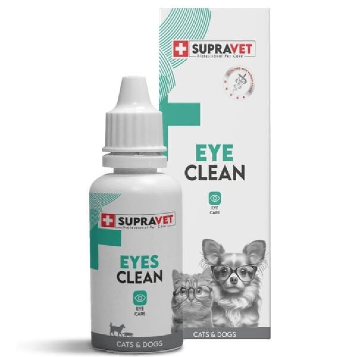 Supravet Eye Clean Kedi ve Köpek Göz Temizleme Solüsyonu 50 Ml Supravet Eye Clean Kedi ve Köpek Göz Temizleme Solüsyonu 50 Ml