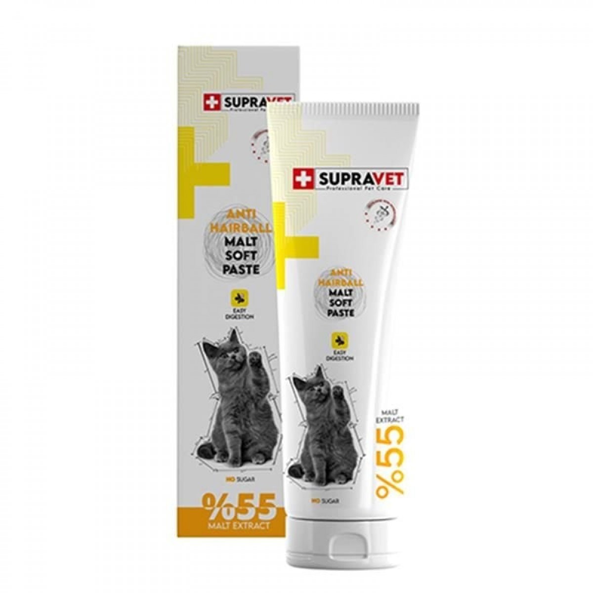 Supravet Malt Soft Paste Ant-Hairball Kedi Macunu 100 Gr Supravet Malt Soft Paste Ant-Hairball Kedi Macunu 100 Gr