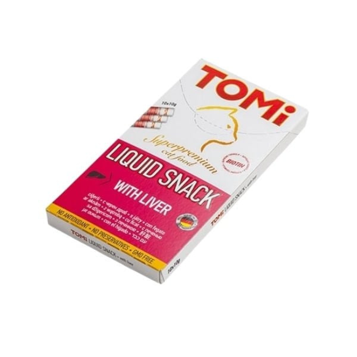 Tomi Kümes Hayvalı ve Biotinli Sıvı Kedi Ödül Maması 10 Gr 10 Adet Tomi Kümes Hayvalı ve Biotinli Sıvı Kedi Ödül Maması 10 Gr 10 Adet