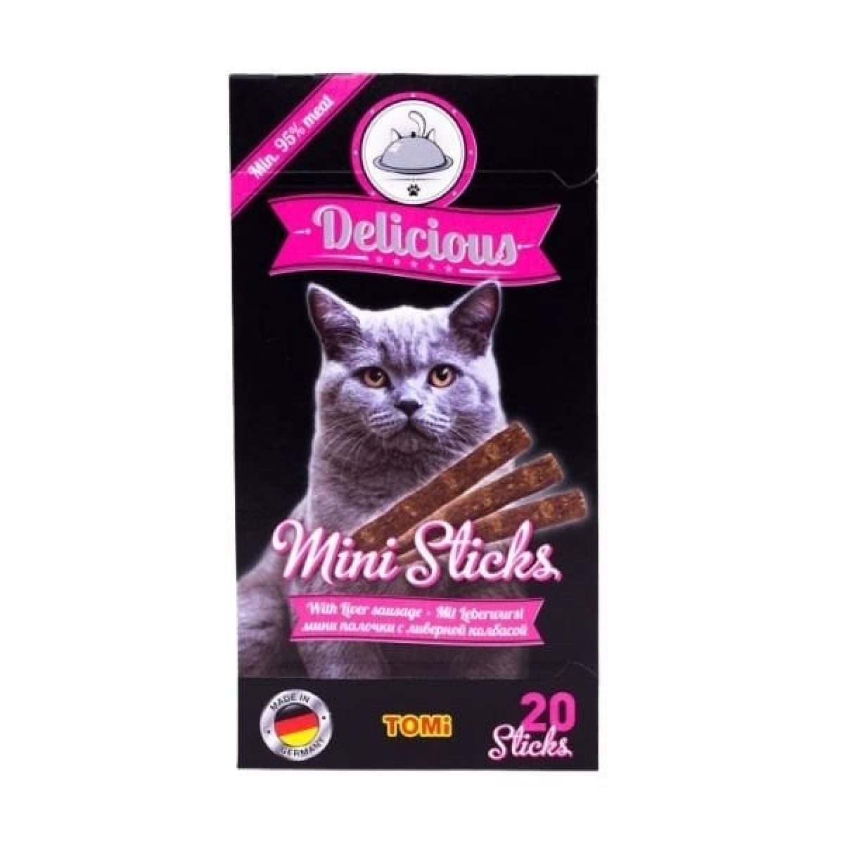 Tomi Sosisli Mini Stick Kedi Ödül Maması 40 Gr Tomi Sosisli Mini Stick Kedi Ödül Maması 40 Gr
