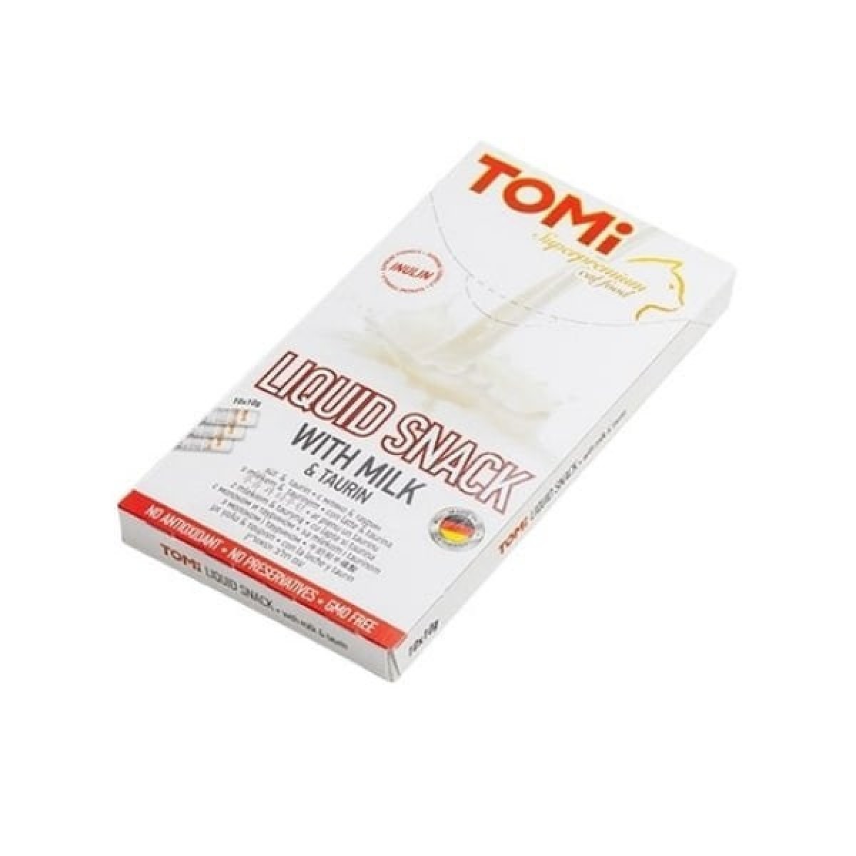 Tomi Sütlü ve Taurinli Sıvı Kedi Ödül Maması 10 Gr 10 Adet Tomi Sütlü ve Taurinli Sıvı Kedi Ödül Maması 10 Gr 10 Adet