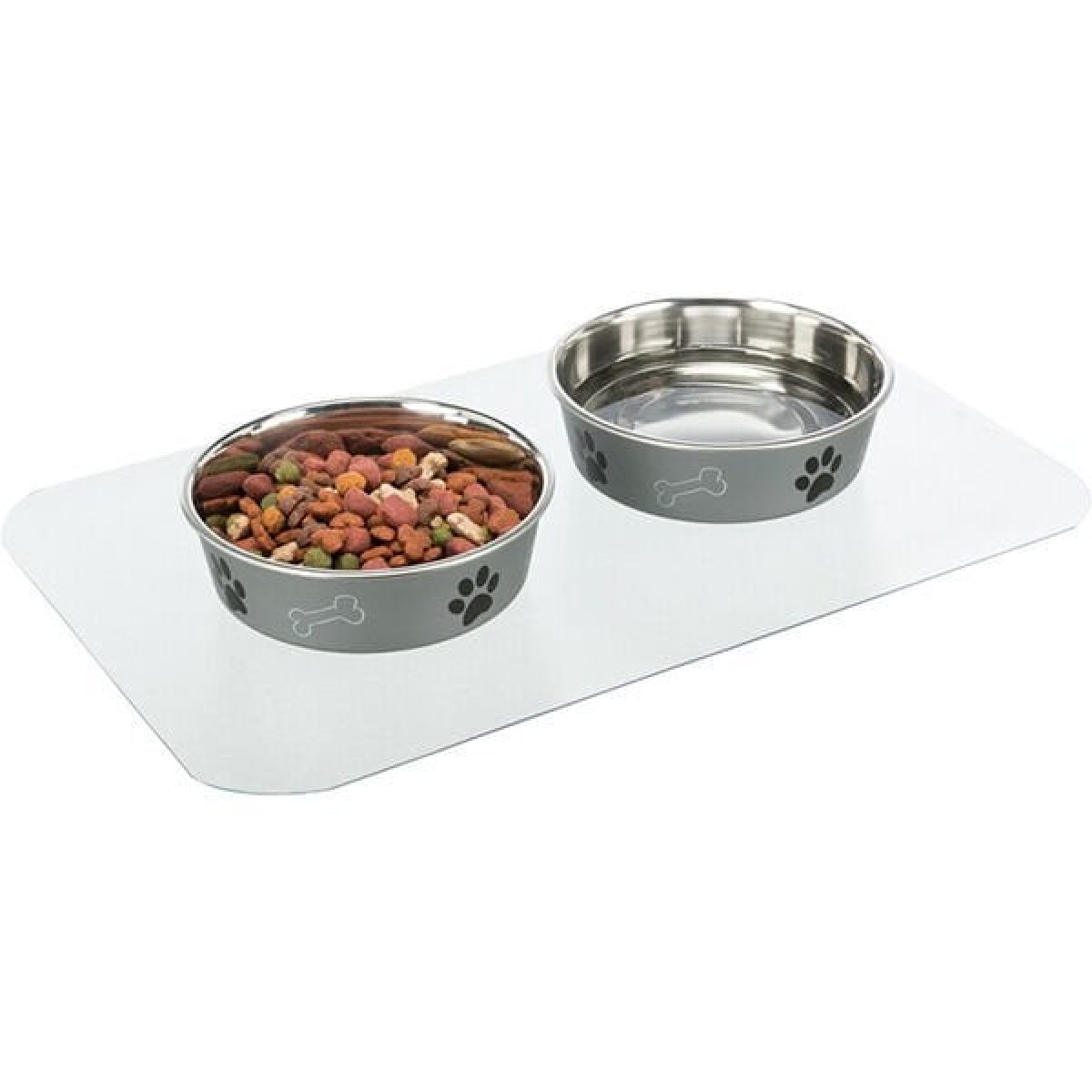 Trixie Köpek Plastik Mama ve Su Kabı Servisi Şeffaf 48x30 Cm Trixie Köpek Plastik Mama ve Su Kabı Servisi Şeffaf 48x30 Cm