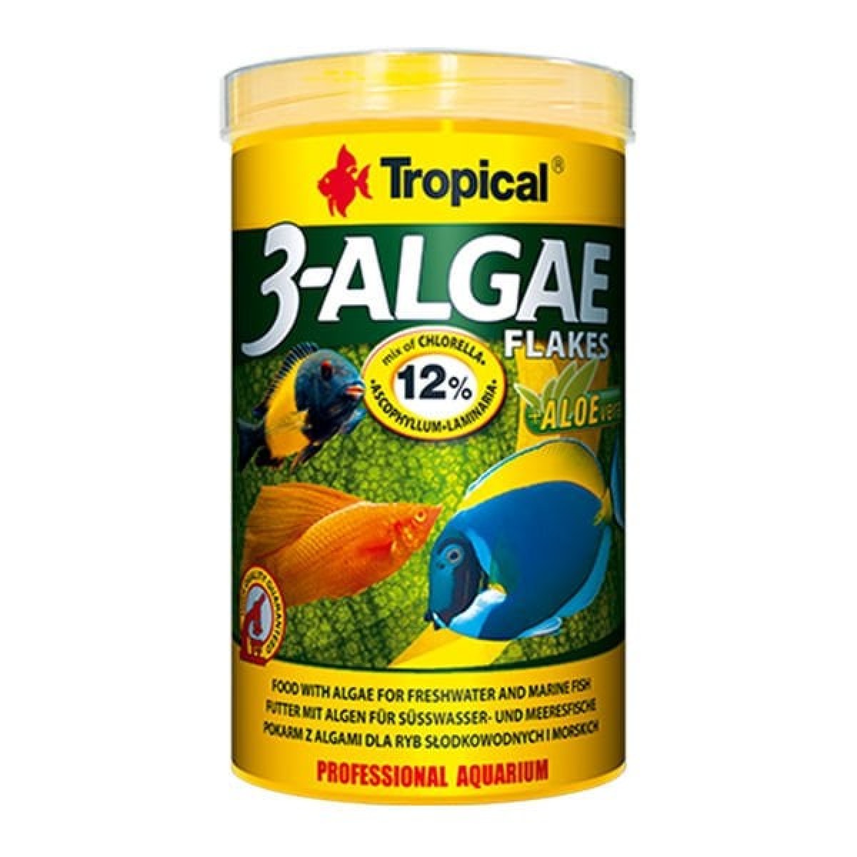 Tropical 3-Algae Flakes Tatlı ve Tuzlu Su Balıkları için Alg İçeren Balık Yemi 250 Ml 50 Gr Tropical 3-Algae Flakes Tatlı ve Tuzlu Su Balıkları için Alg İçeren Balık Yemi 250 Ml 50 Gr