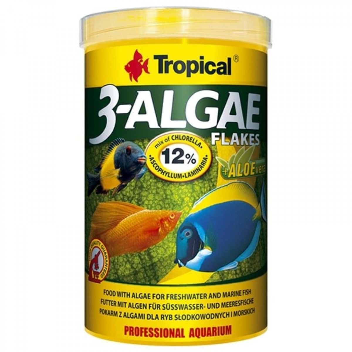 Tropical 3-Algae Flakes Tatlı ve Tuzlu Su Balıkları için Yosunlu Yem 100 Ml 20 Gr Tropical 3-Algae Flakes Tatlı ve Tuzlu Su Balıkları için Yosunlu Yem 100 Ml 20 Gr