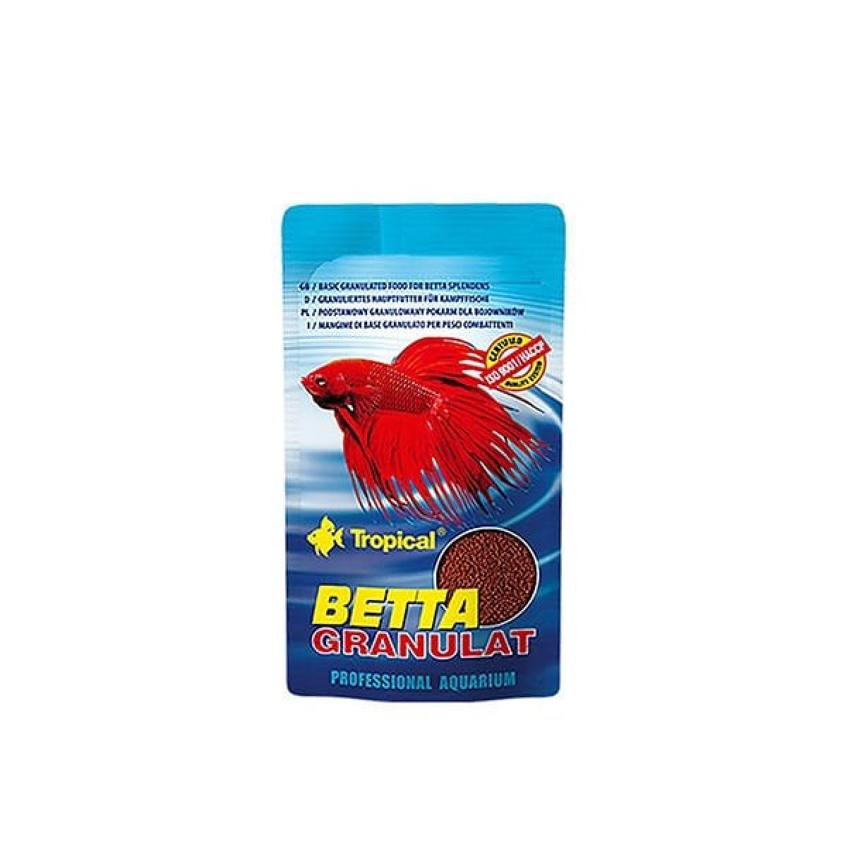 Tropical Betta Granulat Betta Balıkları için Granül Balık Yemi 10 Gr Tropical Betta Granulat Betta Balıkları için Granül Balık Yemi 10 Gr