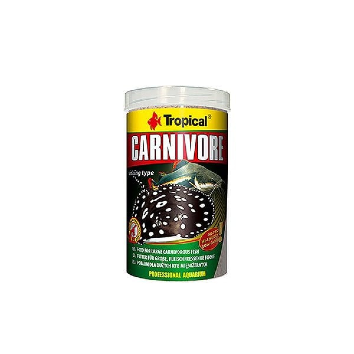 Tropical Carnivore Etçil Balıklar için Pellet Balık Yemi 1000 Ml 600 Gr Tropical Carnivore Etçil Balıklar için Pellet Balık Yemi 1000 Ml 600 Gr