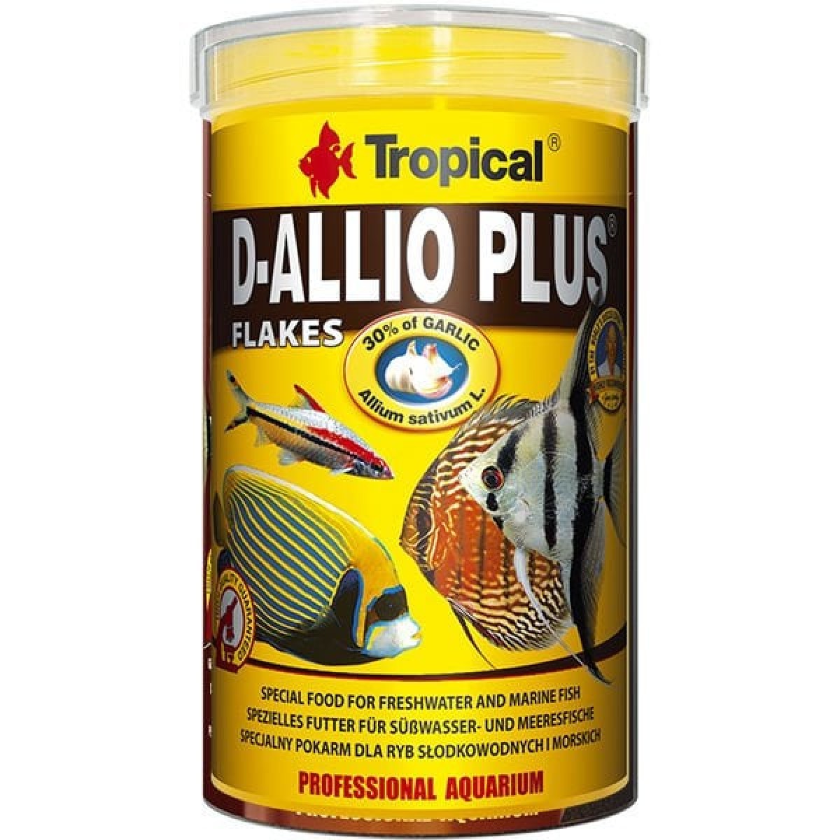Tropical D-Allio Plus Flake Discus Balıklar için Sarımsaklı Pul Balık Yemi 100 Ml 20 Gr Tropical D-Allio Plus Flake Discus Balıklar için Sarımsaklı Pul Balık Yemi 100 Ml 20 Gr