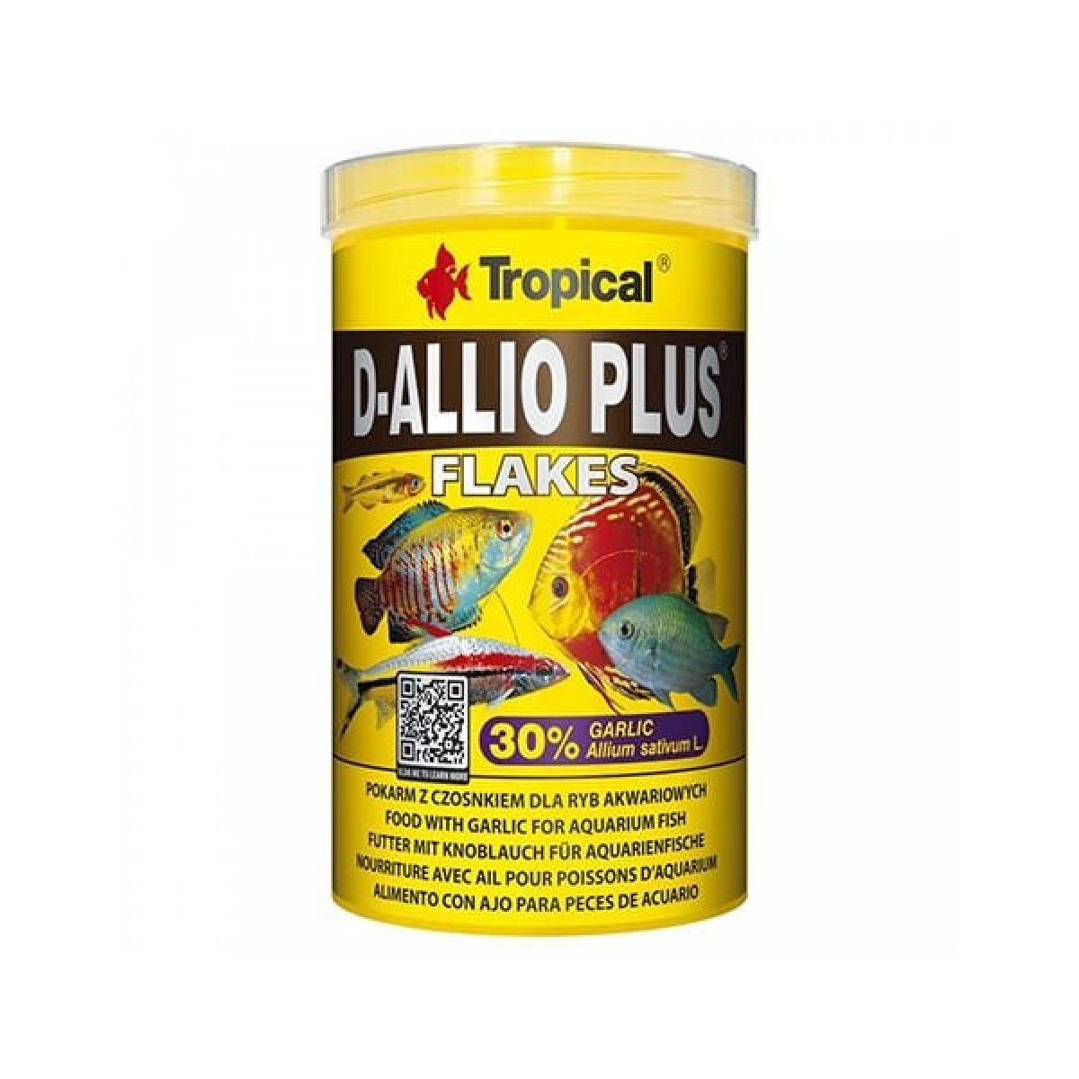 Tropical D-Allio Plus Flake Discus Balıklar için Sarımsaklı Pul Balık Yemi 1000 Ml 200 Gr Tropical D-Allio Plus Flake Discus Balıklar için Sarımsaklı Pul Balık Yemi 1000 Ml 200 Gr