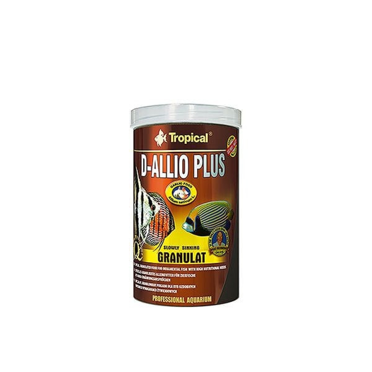 Tropical D-Allio Plus Granulat Discus Balıkları için Sarımsaklı Granül Balık Yemi 1000 Ml 600 Gr Tropical D-Allio Plus Granulat Discus Balıkları için Sarımsaklı Granül Balık Yemi 1000 Ml 600 Gr