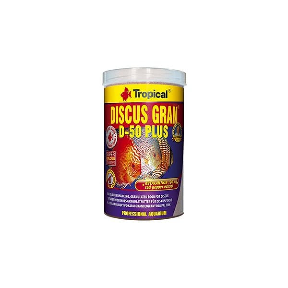 Tropical Discus Gran D-50 Plus Discus Balıkları için Renklendirici Granül Balık Yemi 100 Ml 44 Gr Tropical Discus Gran D-50 Plus Discus Balıkları için Renklendirici Granül Balık Yemi 100 Ml 44 Gr