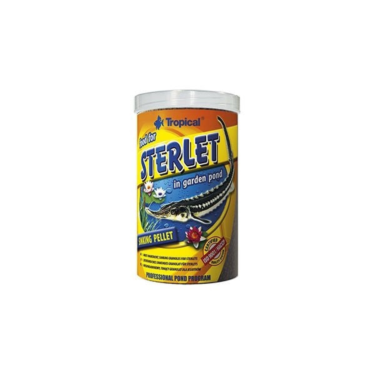 Tropical Food For Sterlet Havuz Balıkları için Granül Yem 1000 Ml Tropical Food For Sterlet Havuz Balıkları için Granül Yem 1000 Ml