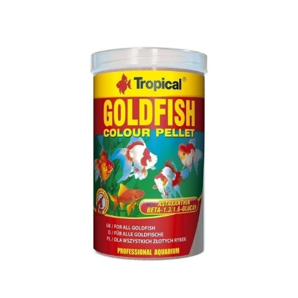 Tropical Goldfish Colour Pellet Japon Balıkları için Renklendirici Granül Balık Yemi Small 250 Ml 110 Gr Tropical Goldfish Colour Pellet Japon Balıkları için Renklendirici Granül Balık Yemi Small 250 Ml 110 Gr