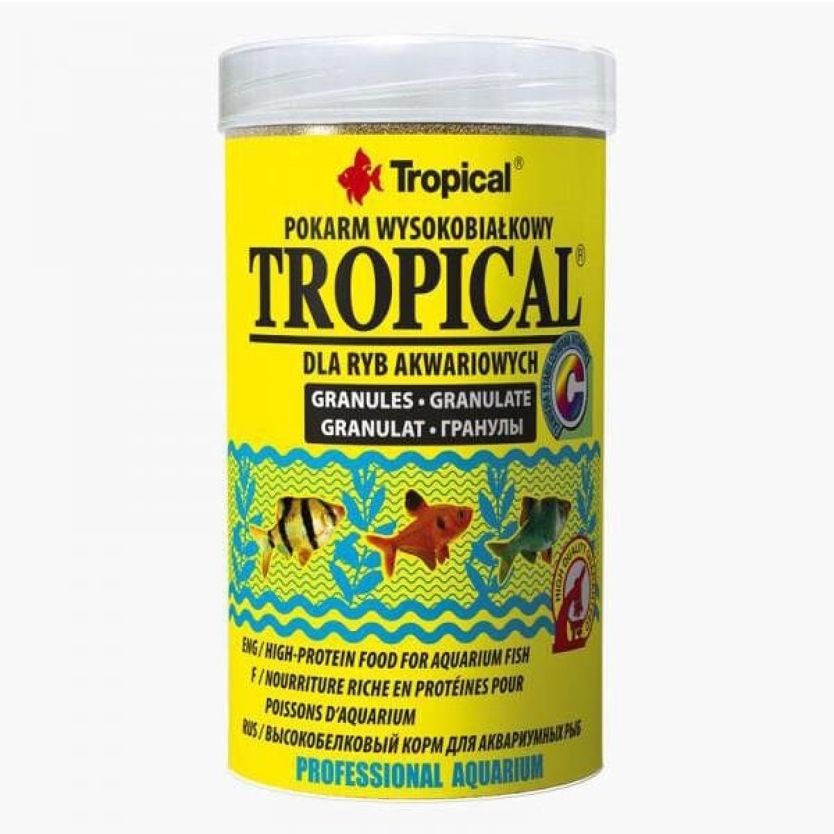 Tropical Granulat Yüksek Proteinli Granül Balık Yemi 100 Ml 50 Gr Tropical Granulat Yüksek Proteinli Granül Balık Yemi 100 Ml 50 Gr