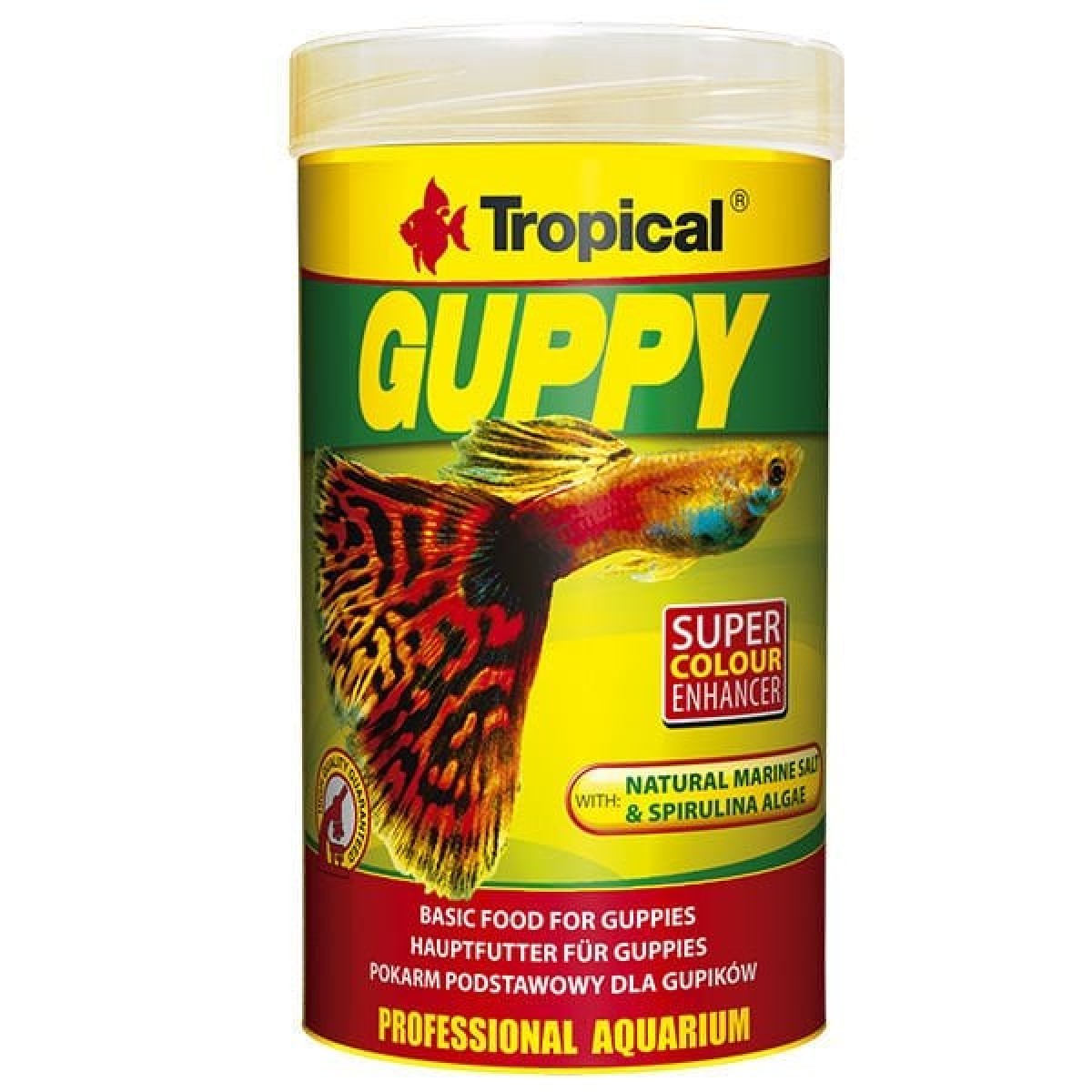 Tropical Guppy Lepistes Balıkları için Pul Balık Yemi 100 Ml 20 Gr