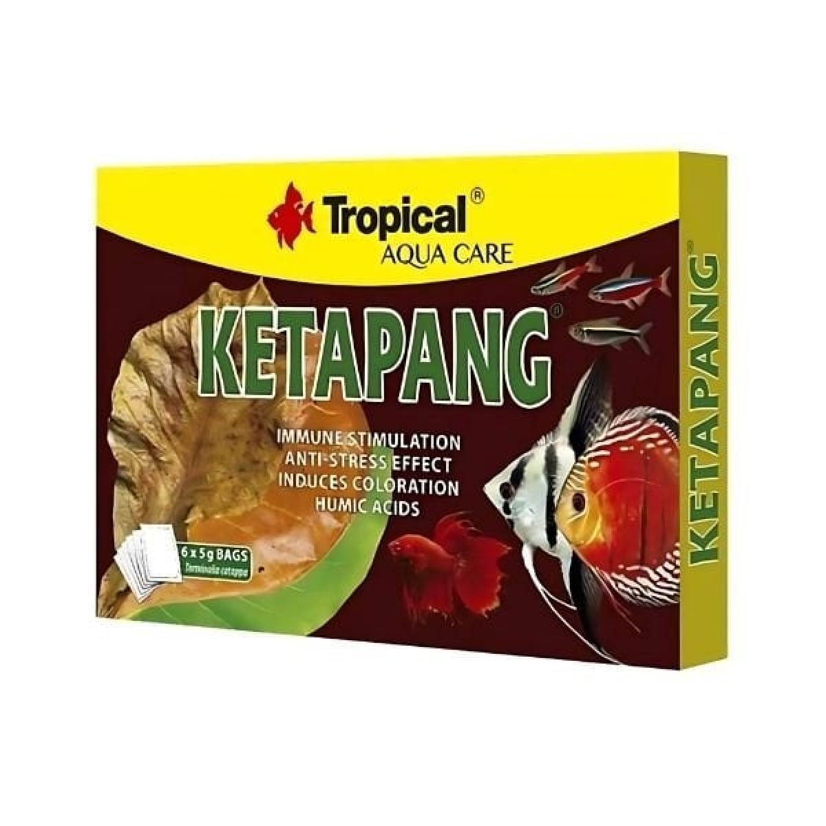 Tropical Ketapang Tozu Akvaryum Suyu Düzenleyicisi 5 Gr 6 Adet Tropical Ketapang Tozu Akvaryum Suyu Düzenleyicisi 5 Gr 6 Adet