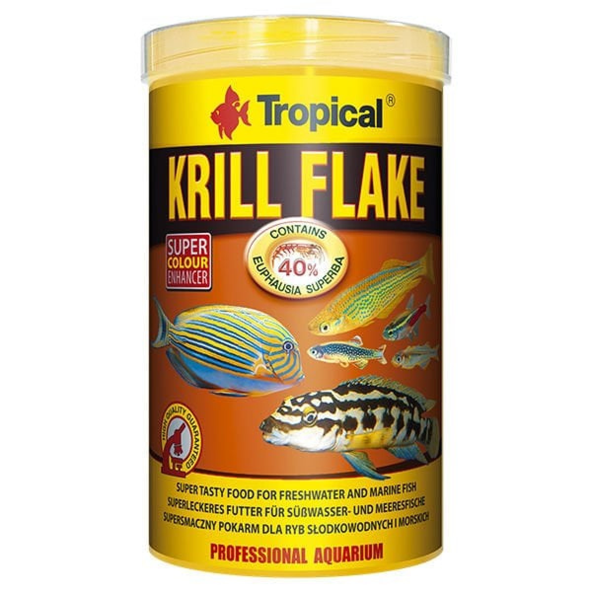 Tropical Krill Flakes Tropikal Balıklar için Krill İçerikli Pul Balık Yemi 100 Ml 20 Gr Tropical Krill Flakes Tropikal Balıklar için Krill İçerikli Pul Balık Yemi 100 Ml 20 Gr