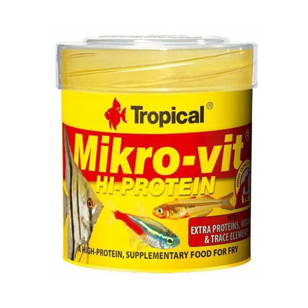 Tropical Mikro-Vit Hı-Protein Yavru Balıklar için Yüksek Proteinli Balık Yemi 50 Ml 32 Gr Tropical Mikro-Vit Hı-Protein Yavru Balıklar için Yüksek Proteinli Balık Yemi 50 Ml 32 Gr