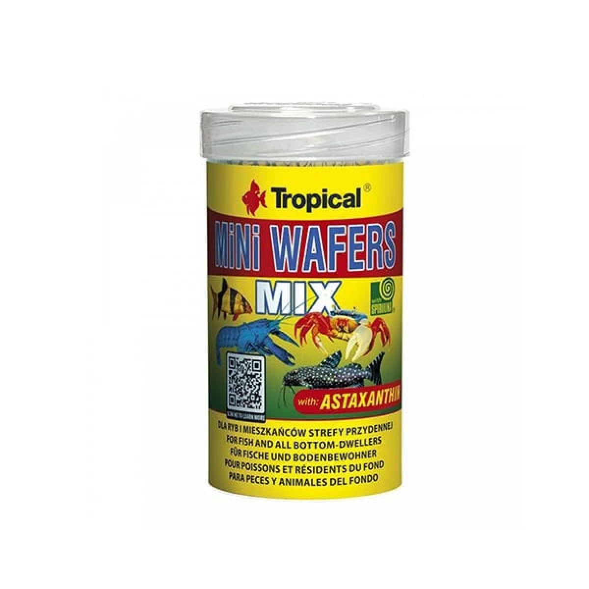 Tropical Mini Wafers Mix Balık ve Deniz Kabukluları için Yem 100 Ml 55 Gr Tropical Mini Wafers Mix Balık ve Deniz Kabukluları için Yem 100 Ml 55 Gr