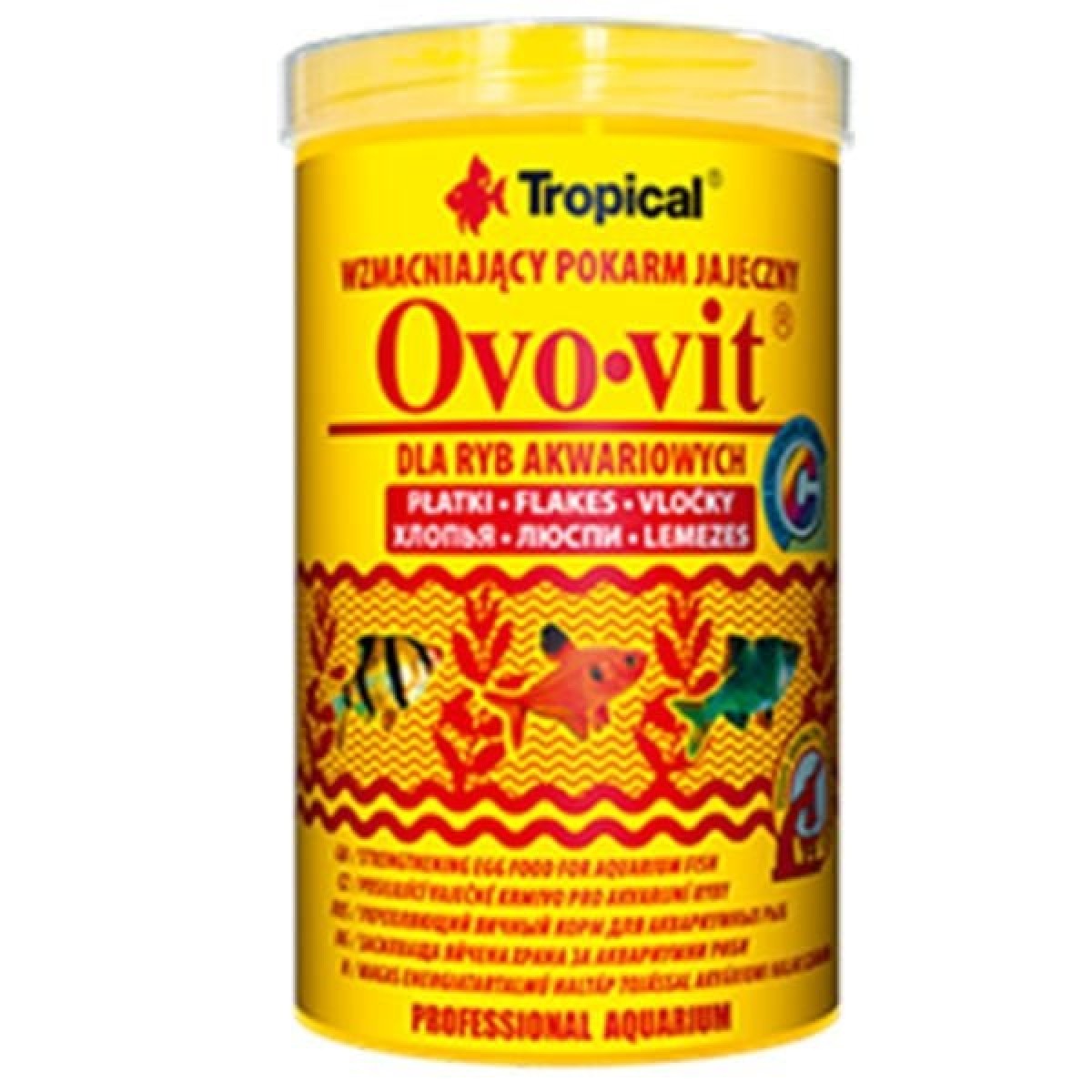 Tropical Ovo-Vit Yumurta Katkılı Güçlendirici Pul Balık Yemi 100 Ml 20 Gr Tropical Ovo-Vit Yumurta Katkılı Güçlendirici Pul Balık Yemi 100 Ml 20 Gr