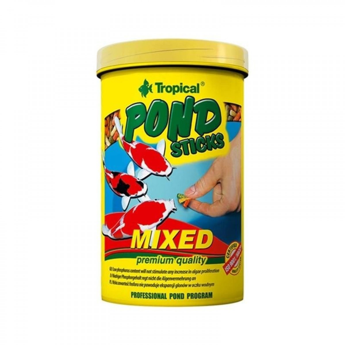 Tropical Pond Sticks Mixed Havuz Balıkları için Çubuk Yem 1000 Ml 90 Gr Tropical Pond Sticks Mixed Havuz Balıkları için Çubuk Yem 1000 Ml 90 Gr