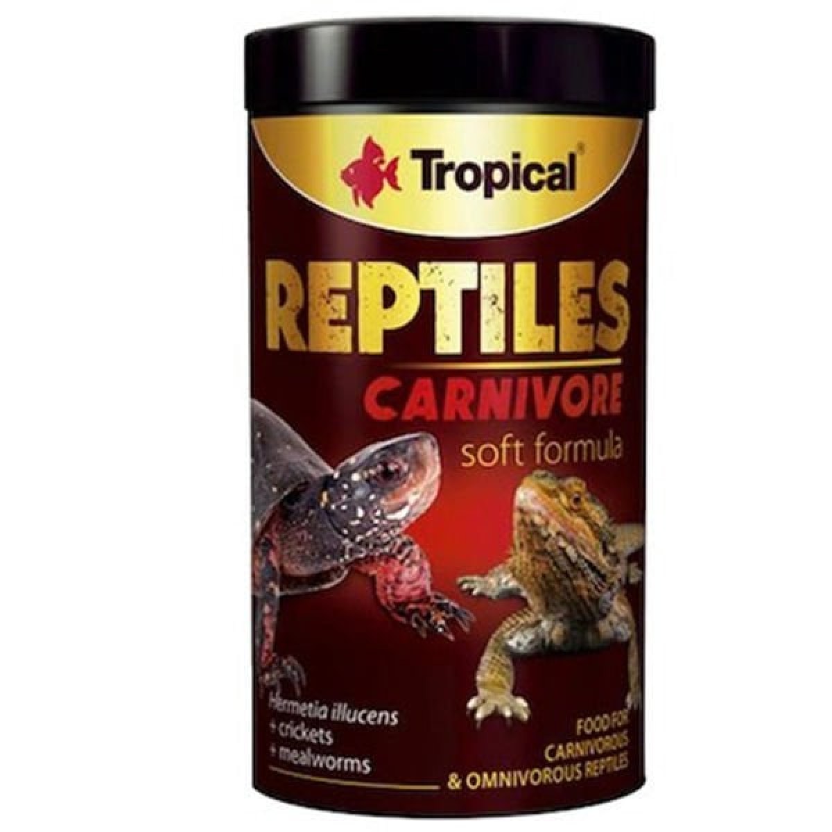 Tropical Reptiles Carnivore Soft Etobur ve Omnivor Sürüngenler için Yem 250 Ml 65 Gr Tropical Reptiles Carnivore Soft Etobur ve Omnivor Sürüngenler için Yem 250 Ml 65 Gr